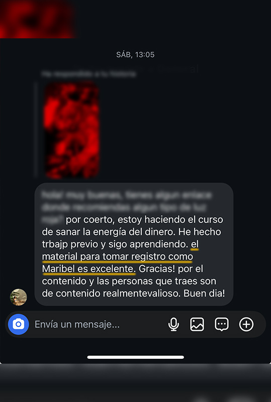 Testimonios Sana tu energía Dinero | El Sendero