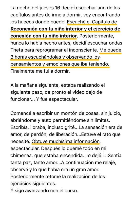 Testimonios Sana tu energía Dinero | El Sendero