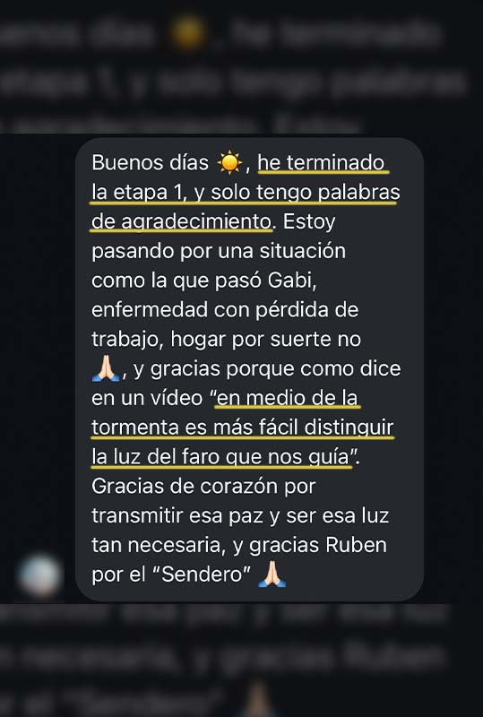 Testimonio Senda Encuentra tu Propósito | El Sendero