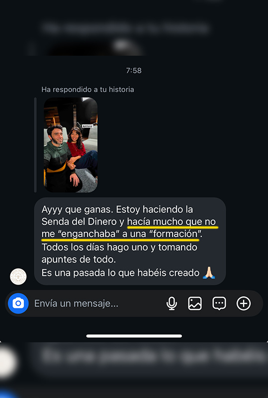 Testimonios Sana tu energía Dinero | El Sendero