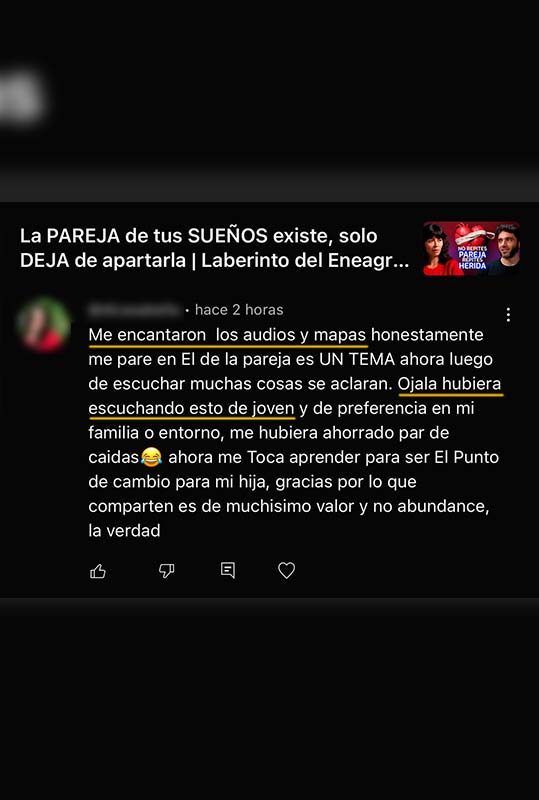 Testimonio Mapa Terapeútico El Sendero